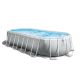 INTEX veliki porodični bazen sa pumpom, merdevina, pvc 6.1m x 3.05m x 1.22m prism frame oval pool set - 54677