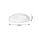 Rabalux Spoljna plafonska rasveta Zenon LED 18W bela (2697) - 2697