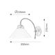Rabalux Zidna lampa Marian E27 1x MAX 60W bronzana (2701) - 2701
