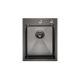 SANDONNA Inox sudopera sa dozerom i korpicom 40x50cm HD4050R, crna - 2704-1-1