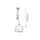 Rabalux Luster Marian E27 1x MAX 100W bronzana (2706) - 2706