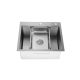 SANDONNA Inox sudopera sa dozerom i korpicom 55x50cm HD5550R, hrom - 2706-1