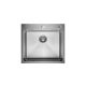 SANDONNA Inox sudopera sa dozerom i korpicom 55x50cm HD5550R, hrom - 2706-1