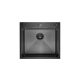 SANDONNA Inox sudopera sa dozerom i korpicom 55x50cm HD5550R, crna - 2707-1-1