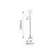 Rabalux Podne lampe Marian E27 2x MAX 60W bronzana (2708) - 2708
