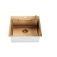 SANDONNA Inox sudopera sa dozerom i korpicom 55x50cm HD5550R, zlatna - 2708-1-1