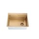 SANDONNA Inox sudopera sa dozerom, korpicom i daskom 60x50cm HD6050R, zlatna - 2711-1