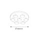 RABALUX Plafonjera Elsa LED 7X 6W - 2715