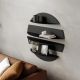 HANAH HOME Zidna polica Vlnt118Syh, crna - EP3056819