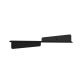 HANAH HOME Zidna polica Vlnt123Syh, crna - EP3056822