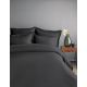 DEKOR DOM Komplet posteljina 200x220cm Issimo saten Double Simply Satin, fume - 040685