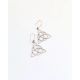 ROD - Minđuše od sterling srebra TRIKETRA - ROD000052