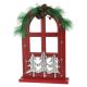 ENA Novogodišnji ukras Prozor sa lampicama Q230545, crvena - 28276