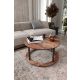 HANAH HOME Klub sto Hole Round, braon - EP3056852