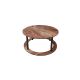 HANAH HOME Klub sto Hole Round, braon - EP3056852