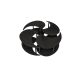 HANAH HOME Set klub stolova Yin Yang 4 70, crna - EP3056864