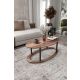 HANAH HOME Klub sto Hole Ellipse, braon/crna - EP3056900