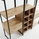 HANAH HOME Ormar-polica za predsoblje Trend, braon/crna - 285LCV1152