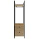 HANAH HOME Ormar-polica za predsoblje Rusen, braon/crna - 285LCV1159