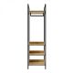HANAH HOME Ormar-polica za predsoblje Trend, braon/crna - 285LCV1160