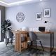 HANAH HOME Radni sto London L208, braon/crna - EP2800866