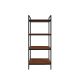 HANAH HOME Kupatilska polica Wismar, braon/crna - 285LCV1264