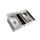 SANDONNA Dupla inox sudopera sa dozerom i oceđivačem 78x50cm HD7850DR, hrom - 2893