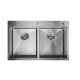 SANDONNA Dupla inox sudopera sa dozerom i oceđivačem 78x50cm HD7850DR, hrom - 2893