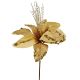 ENA Novogodišnji ukrasni cvet 31cm 24EN1901, zlatna - 29222