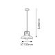 Rabalux Visilica Kyle E27 1x MAX 60W braon (2930) - 2930
