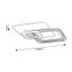 Rabalux Plafonjera Stregobor LED 48W sivo (2937) - 2937