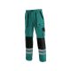 CANIS Radne pantalone do struka Luxy Bright, zelena/crna - 67057