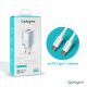 Kucni punjac Pluginn PI-D74-45w, GaN, QC3.0, PD3.0, PPS, USB 19W, PD 45W sa PD Type C kablom beli CE - 211851