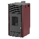 MARELI Kamin na pelet ONYX 10 air (10kW) bordo - EP3020636