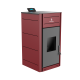 MARELI Kamin na pelet UNO 30 (4kW + 26kW) bordo - EP3012053