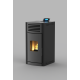 MARELI Kamin na pelet ONYX Hydro 30 (4kW + 26kW) crna - EP3013733