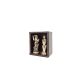 ROD - poklon set dve skulpture u boji srebra - ROD000301