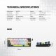 Tastatura Mehanicka Gaming Fantech MK874V2 RGB Atom 63 Mori White (rosie switch) - EP3186643