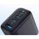 Zolo 70W 4-porta(3x USB-C i 1x USB-A) zidni punjač crni - EP3260709