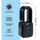 LIFETIME Crni USB stoni ventilator bez lopatica – 3 brzine - EP3151020