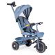ECO TOYS Tricikl sa rotirajućim sedištem i sklopivom tendom 2u1, plava - WQL-066-18 BLUE