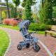 ECO TOYS Tricikl sa rotirajućim sedištem i sklopivom tendom 2u1, plava - WQL-066-18 BLUE