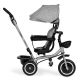ECO TOYS Tricikl sa rotirajućim sedištem i sklopivom tendom 2u1, siva - WQL-066-52 GRAY
