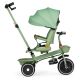 ECO TOYS Tricikl sa rotirajućim sedištem i sklopivom tendom 2u1, zelena - WQL-066-18 GRE