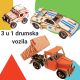 3 u 1 slagalice drumska vozila - 243-1-1