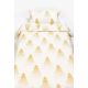 STEFAN Set posteljine 140x200cm NG1393, bela/zlatna - 300-1393
