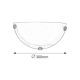 Rabalux Zidna lampa Alabastro E27 1x MAX 60W belo staklo - alabaster (3001) - 3001-1