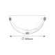 Rabalux Zidna lampa Alabastro E27 1x MAX 60W belo staklo - alabaster (3002) - 3002