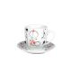 SIGMA Porcelanski set šoljica za kafu 160ml  SHS-B-7984 6/1, krug/crvena - 3009612