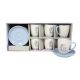 SIGMA Set porcelanskih šoljica za kafu 200ml 6/1 RXG-N240728A, plava - 3009764